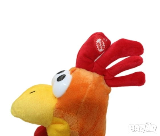 Плюшена играчка петел, пее и танцува, снимка 4 - Плюшени играчки - 52098281