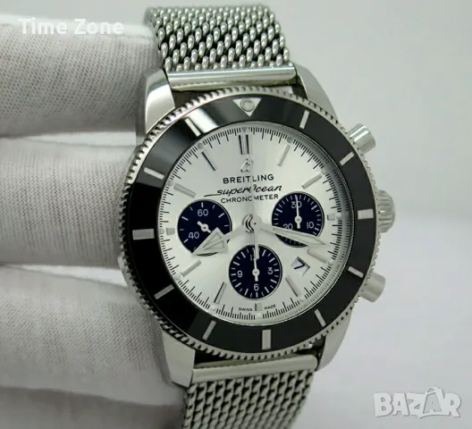 Breitling Superocean Heritage II B01 Chronograph 44mm Steel "Panda" Dial Ceramic Различни Варианти, снимка 7 - Мъжки - 47999677