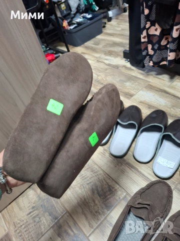 Ръчно изработени мъжки мокасини и чехли за дома, снимка 2 - Мъжки чехли - 51930352