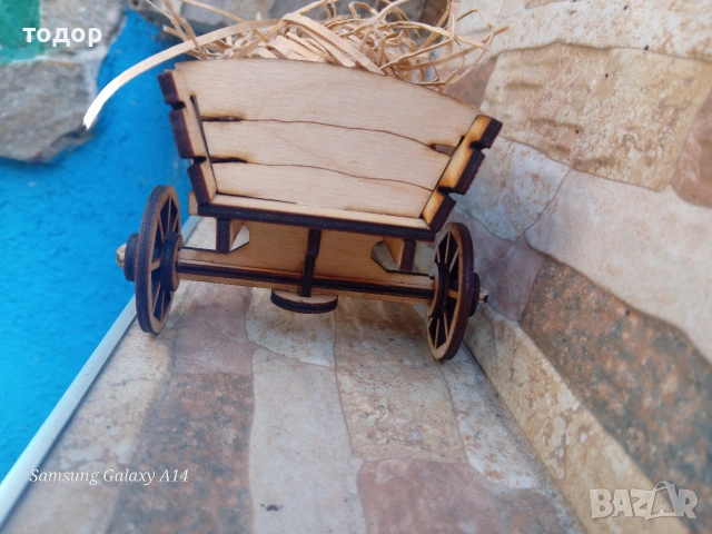 декоративна каручка , снимка 4 - Декорация за дома - 53724682