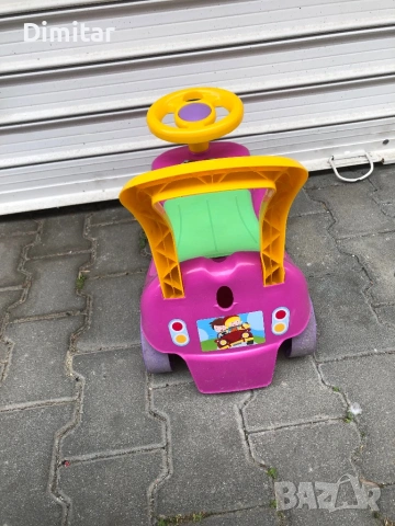 Количка за яздене и бутане Маймунка, Ride-On Monckey, 46x23x41 cm, Розова, снимка 6 - Детски велосипеди, триколки и коли - 54222574