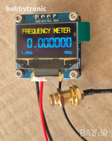 Цифров честотомер 1KHz-1MHz с 0.96" OLED екран, снимка 2 - Друга електроника - 51997275