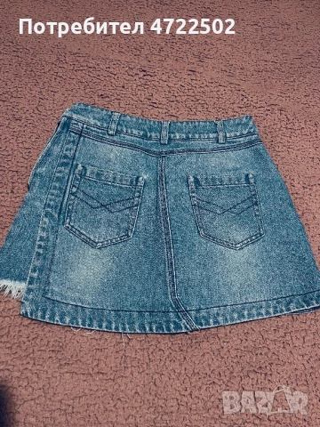 Alessa дънкова пола-панталон, снимка 5 - Поли - 53266817