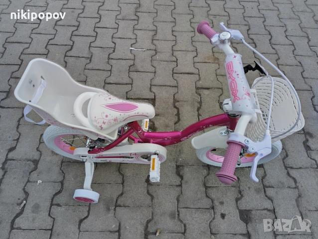 BYOX Велосипед 14" FLOWER розов, снимка 2 - Велосипеди - 53534401