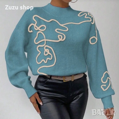 Дамска блуза с дълъг ръкав, снимка 15 - Блузи с дълъг ръкав и пуловери - 53158621