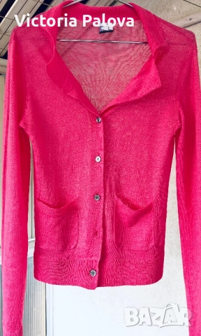 Ленена жилетка GLÜCKSFALL цвят фуксия, снимка 15 - Жилетки - 52978421
