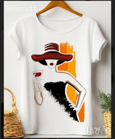 Дамски Art блузи с къс ръкав , снимка 9 - Тениски - 45632837