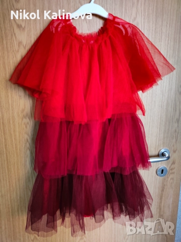 Рокля от тюл лимитирана колекция, снимка 4 - Детски рокли и поли - 52275143