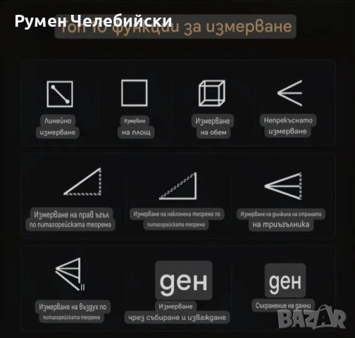 Лазарен Далекомер 105м, снимка 7 - Друга електроника - 54297428