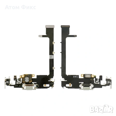 Лентов кабел за APPLE iPhone 11 Pro Max с бял конектор зареждане, микрофон Original