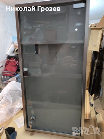 Аптечка с 4 отделения - неръждаема стомана, Шкаф за лекарства, снимка 2 - Шкафове - 52213654