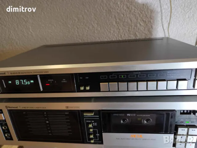 Sherwood S-150 CP Silver Metal Stereo Cassette Tape Deck+Tuner, снимка 5 - Декове - 49622335