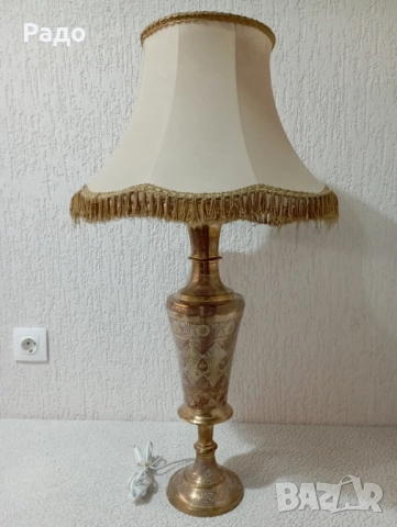 Комплект от две уникални много големи масивни бронзови лампи - лампа, снимка 2 - Антикварни и старинни предмети - 51471143