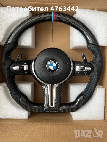 Карбонов М волан за BMW F-серии, снимка 2 - Части - 53816061