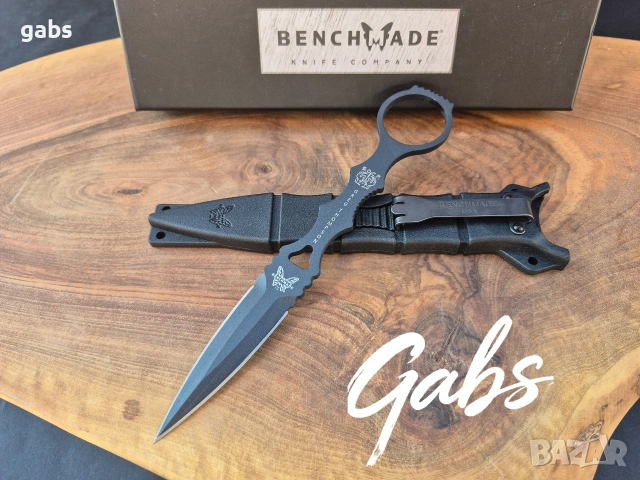 Нож Benchmade Socp Dagger с фиксирано острие и кания 176BK