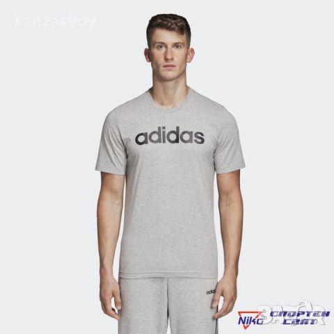 Adidas Essentials Linear Tee  - страхотна мъжка тениска Л, снимка 1 - Тениски - 45830018