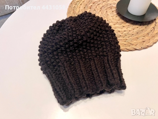 Шапка ръчна изработка (мека спортна вълна), снимка 4 - Шапки - 51958299