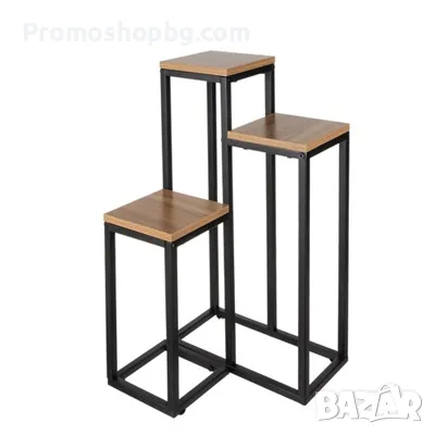 Цветарник, поставка за цветя с метална рамка 67х34,5 см, снимка 3 - Декорация за дома - 49778395