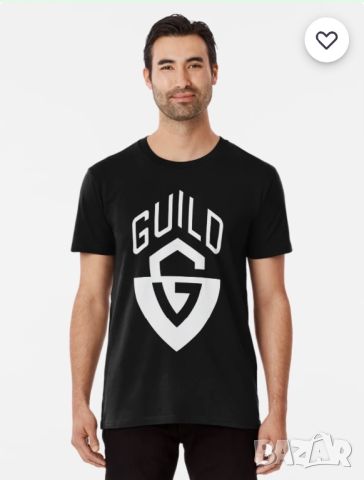 Мъжка тениска Guild Guitar Essential T-Shirt — размер L, снимка 4 - Тениски - 46451655