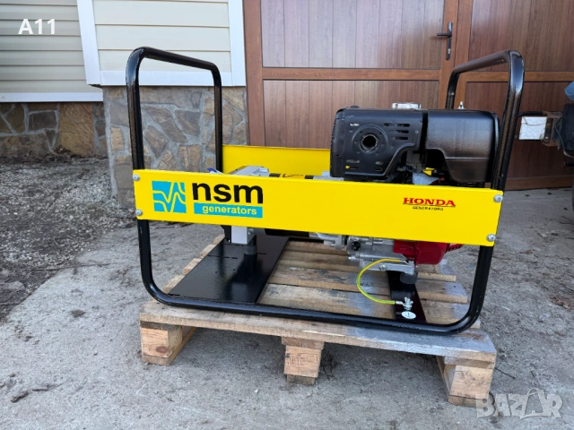 Бензонов монофазен генератор / агрегат HONDA 6.5 Kw., снимка 3 - Други машини и части - 53657694
