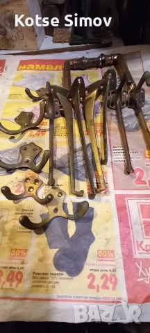 Масивна месингова дръжка, снимка 10 - Интериорни врати - 52695023