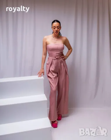 Розов дамски гащеризон 