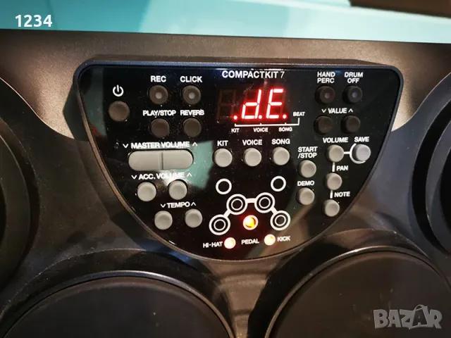 електронни барабани ALESIS Compactkit 7 с педали, палки и адаптор, снимка 6 - Ударни инструменти - 50039103