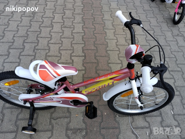 SPRINT Велосипед 20" ALICE розов, снимка 3 - Велосипеди - 53559471