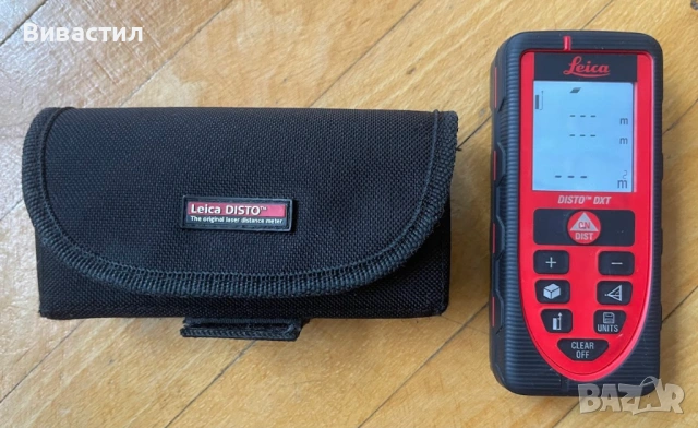 Лазерен далекомер (Ролетка) Leica Disto DXT с обхват до 70м и защита от вода IP65 и удар, снимка 2 - Други инструменти - 54105382