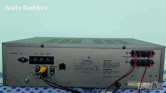 ficher, снимка 2 - Ресийвъри, усилватели, смесителни пултове - 52897539