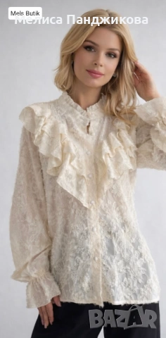 Ефектна дамска риза, снимка 2 - Ризи - 53504152