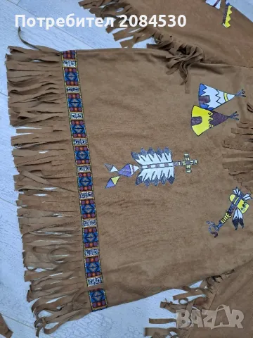  Маскараден костюм Индианец , снимка 2 - Други - 49609529