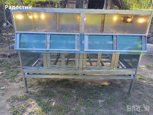 Двуетажна клетка с брудер , снимка 4 - За птици - 52207956