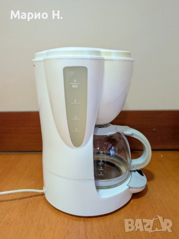 Кафемашина De'Longhi, 1000 W, за шварц кафе, черно кафе, капацитет 10 чаши, снимка 2 - Кафемашини - 54231101