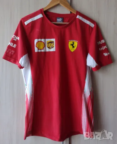 F1 / Formula 1 / Scuderia Ferrari - мъжка тениска на Puma, снимка 13 - Тениски - 49169223