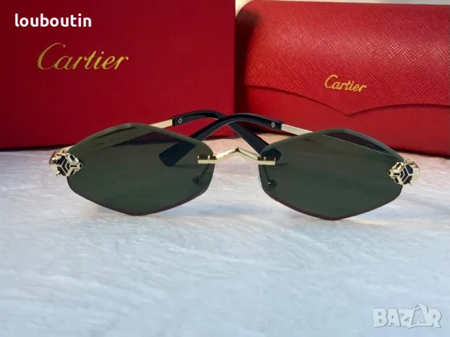 Cartier 2024 дамски слънчеви очила ромб 3 цвята, снимка 14 - Слънчеви и диоптрични очила - 47931090