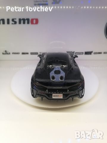 MCLAREN 600LT BLACK 1/18, снимка 4 - Колекции - 46765719