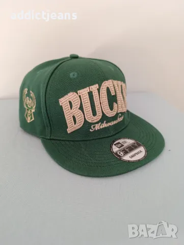 Мъжка шапка New Era Milwaukee Bucks, снимка 7 - Шапки - 49404091