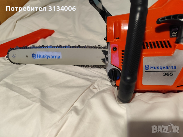 Продавам  бензинов  верижен  трион  HUSGVARNA, снимка 2 - Други машини и части - 44942353