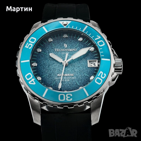 Автоматичен часовник - Tecnotempo - “SANDY” – Sky Blue - 300 метра