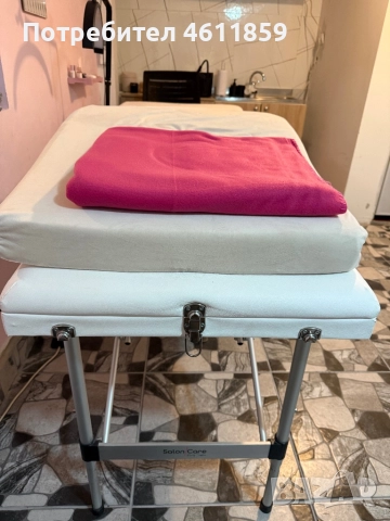 Кушетка + лампа + дюшек+ стол , снимка 3 - Козметички - 52371963