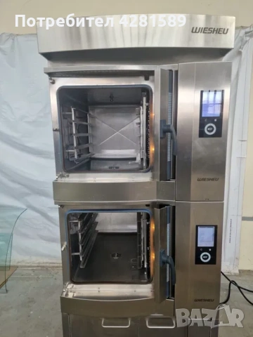 2бр. немски конвектомати-фурни Wiesheu с пароуловител и програматор на български език, снимка 10 - Други машини и части - 53657350