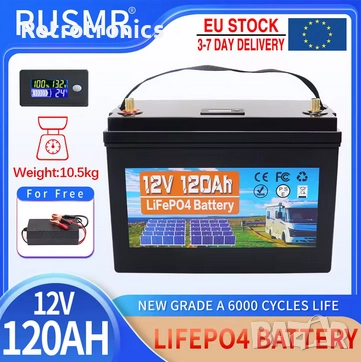 Акумулатор LiFePO4 120Ah , снимка 2 - Аксесоари и консумативи - 51765026