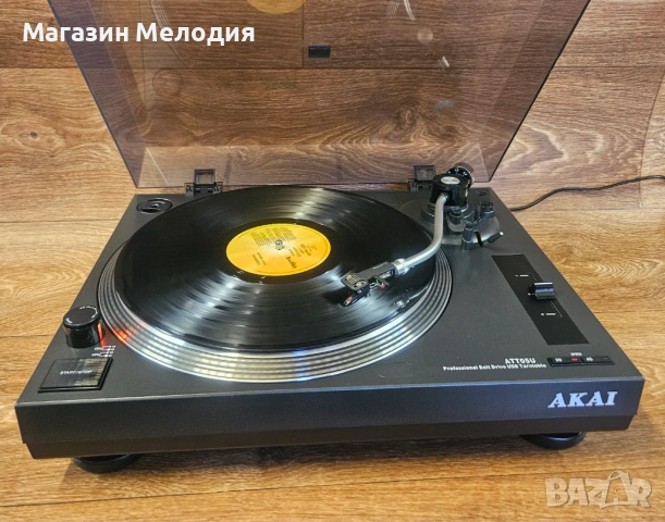 Грамофон AKAI ATT05U с USB – Професионален дизайн и дигитализиране на плочи, снимка 2 - Грамофони - 53778893
