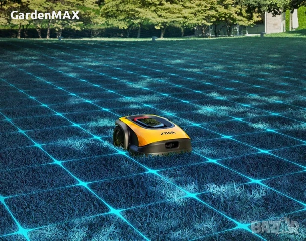 Косачка робот НОВА Stiga A 300, 450кв.м. Автономна, без кабел, с APP, снимка 9 - Градинска техника - 53467707