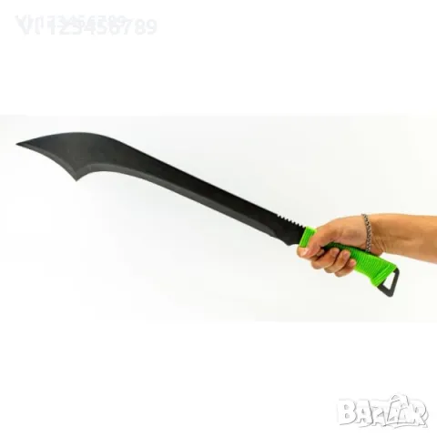 Мачете масивно голямо Zombie Apocalypse killer Green Handle, снимка 1 - Ножове - 47564961