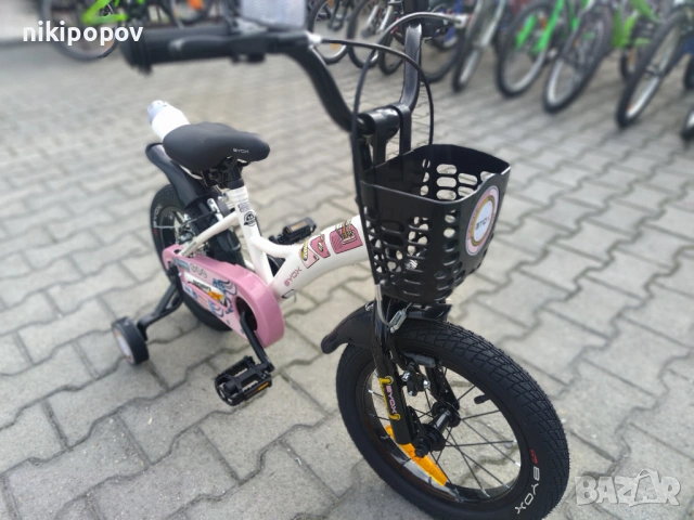 BYOX Велосипед 14" ROBO бял, снимка 11 - Велосипеди - 53759134