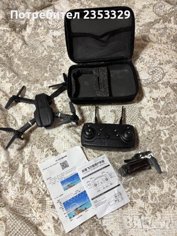 Дрон с камера + дистанционно управление и куфар, снимка 3 - Дистанционни - 53083059