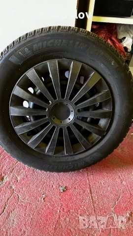Зимни гуми с джанти Michelin Alpin 6 195/65 R15, снимка 2 - Гуми и джанти - 52951076