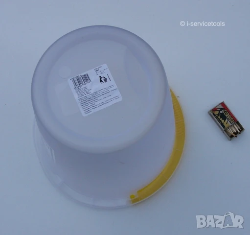 Нова KETER Универсална Кръгла КОФА 10 литра с Дръжка, Отливник и скала Нивомер Пластмаса ПВХ БАРТЕР, снимка 2 - Други стоки за дома - 51328558